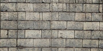 gray bricked wall